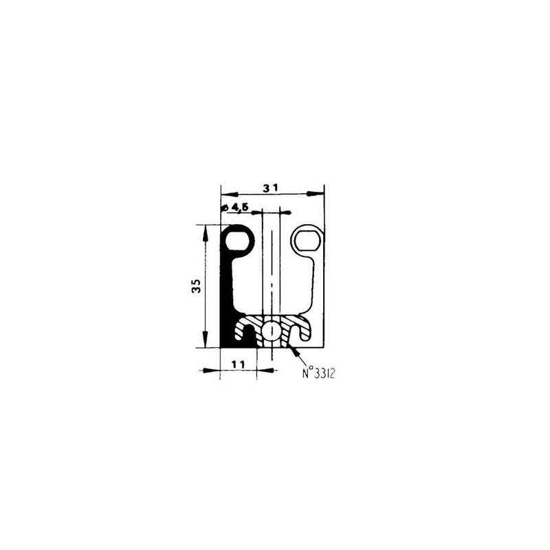 Gummidichtung 8511 Fermod