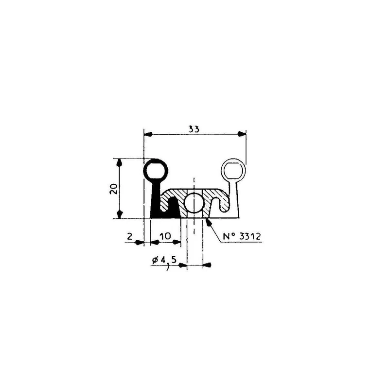 Gummidichtung 2311 Fermod