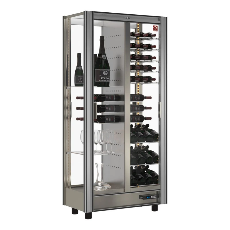 Profi Weinkühlschrank 530 L mit Glasschiebetüren, GVV-4/TR-R2