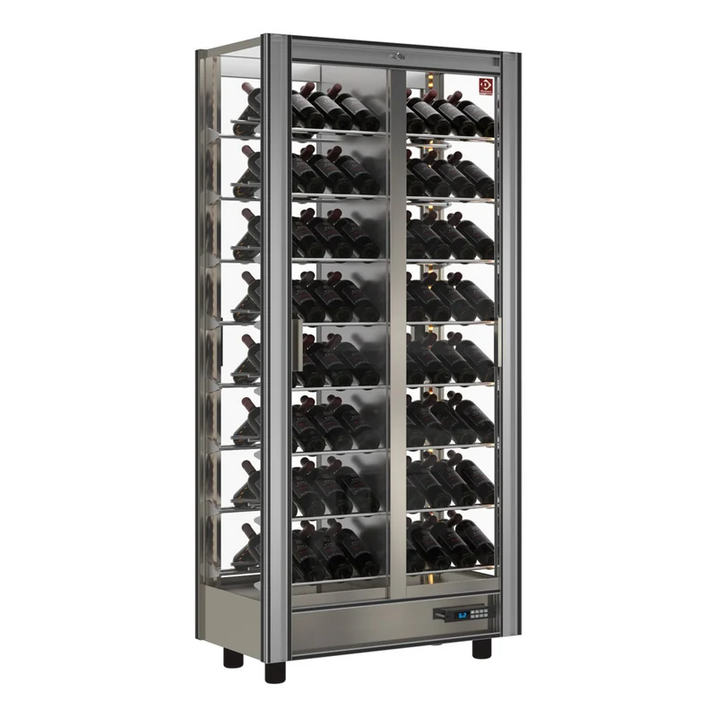 Weinkühlschrank für 112 Flaschen , Schiebetüren , 530 Liter, GVV-2/TR-R2