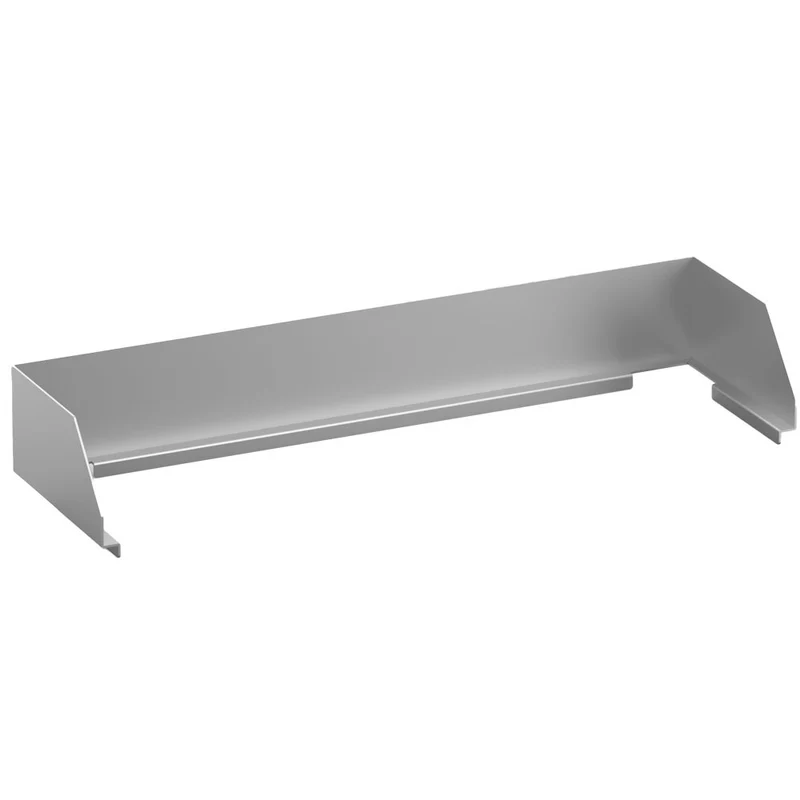 Edelstahl Aufkantung 800 mm , Spritzschutzleiste für Arbeitstische, A9/PS11-N