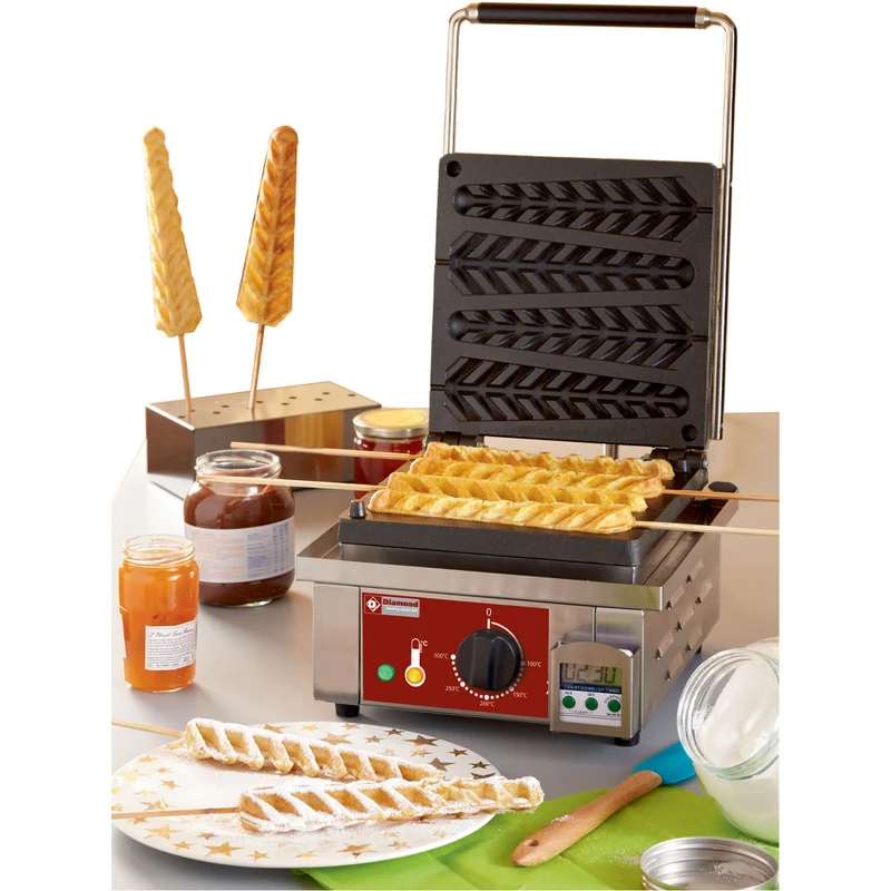 Profi Waffeleisen 'Ähre am Stiel' , 4-fach , Gastro, GE-4X/EN