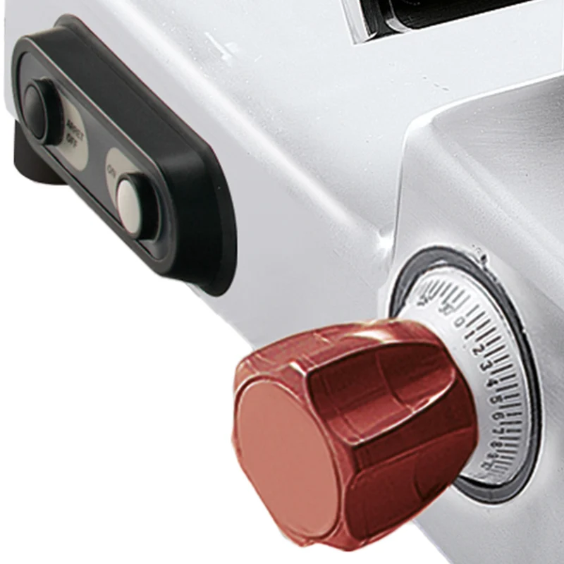 Professionelle Aufschnittmaschine Ø 350 mm , Schrägschneider mit Zahnradantrieb, 350/GXS
