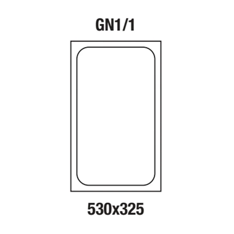 Gastronormbehälter 1/1 GN, 200 mm tief , CNS 18/10 Edelstahl, 1/1-200
