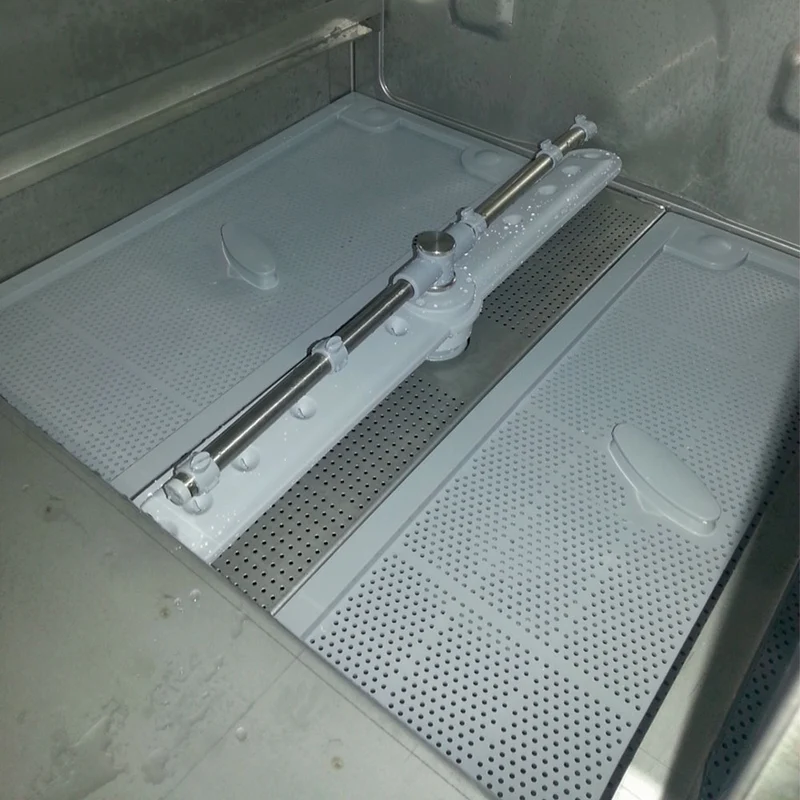 Gastro Spülmaschine 450x450 mm mit eingebautem Wasserenthärter, 046D/6-A