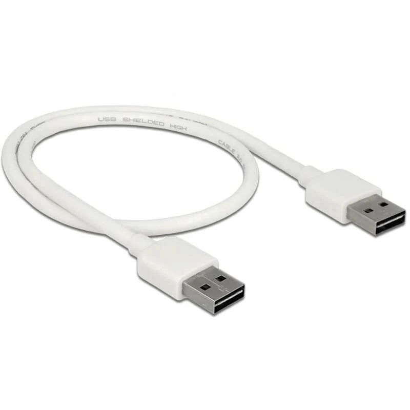 117x B-Ware Delock USB-Kabel USB Verbindungskabel USB-A Kabel weiß 0,5 m Computer 117 STÜCK