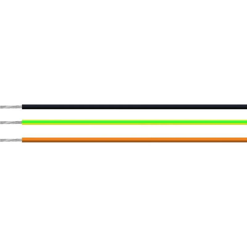 B-Ware HELU Einzelader Leitung H05G Kabel Schwarz Gummi 100m 1x0.75mm² 500V