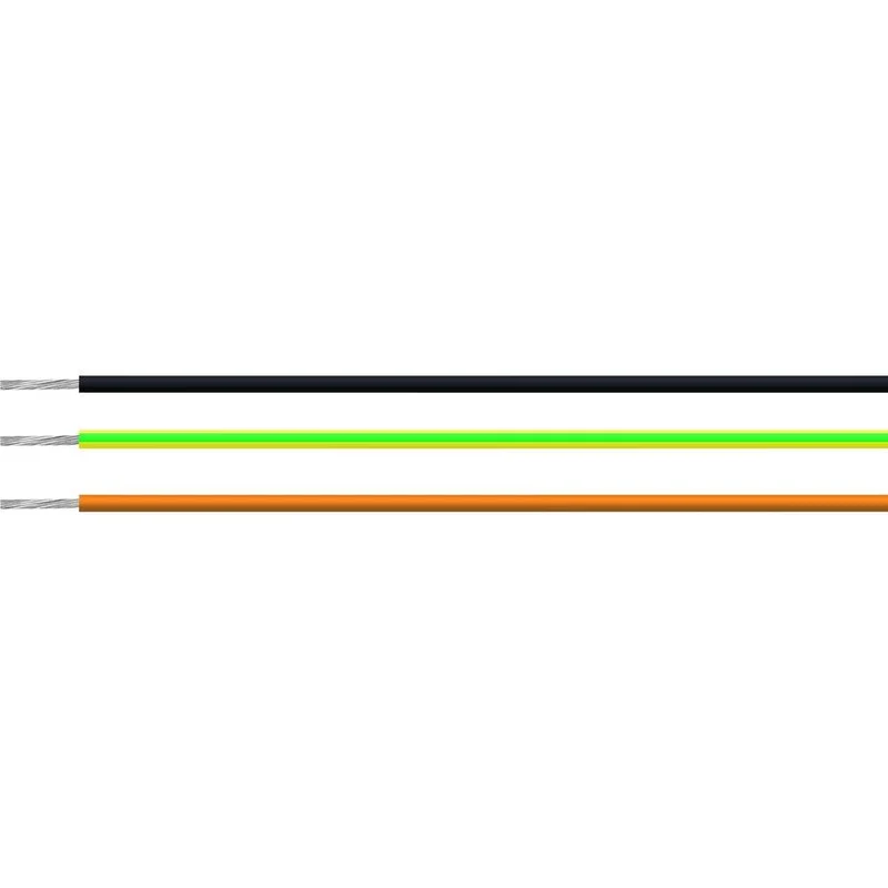 B-Ware HELU Einzelader Leitung H05G Kabel Schwarz Gummi 100m 1x0.75mm² 500V
