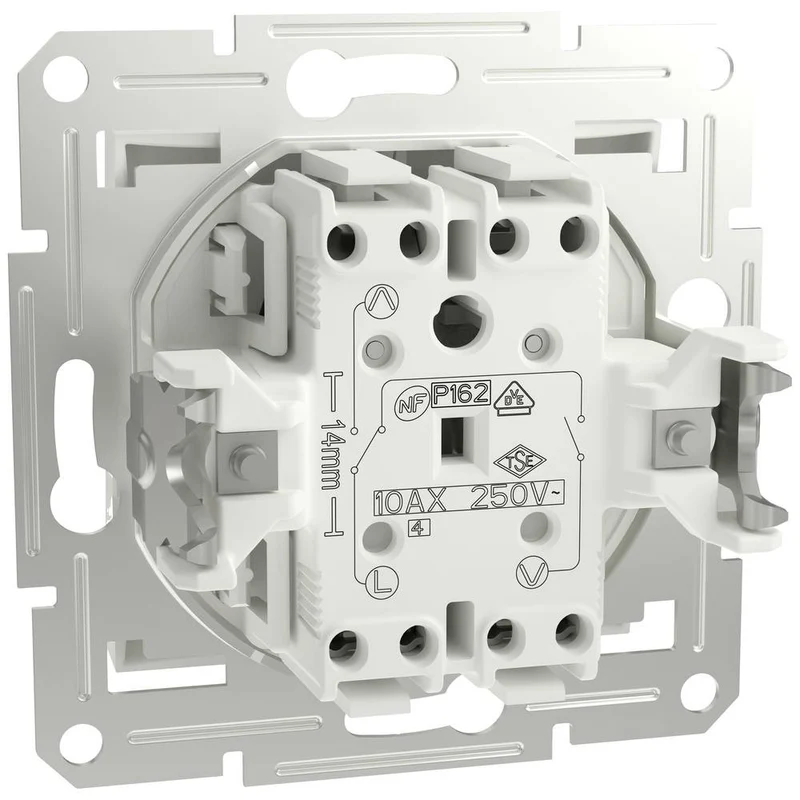 13x B-Ware Schneider Electric EPH1370521D Rolladenschalter Asfora RAL 9003 Weiß 13 STÜCK