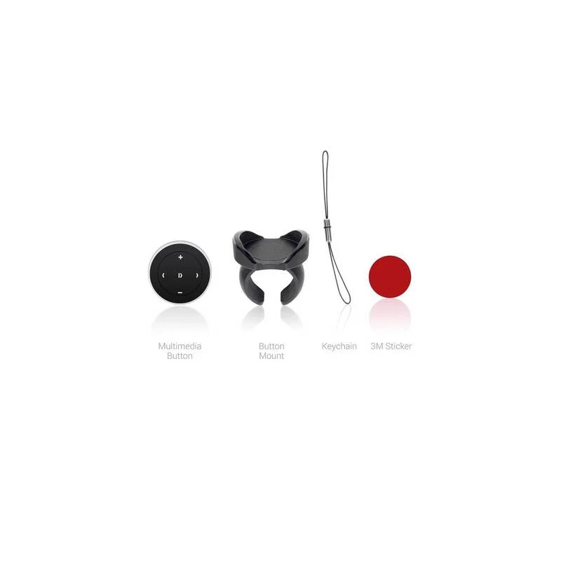 B-Ware Satechi Media Button Bluetooth schwarz Halterung für Musiksteuerung unterwegs