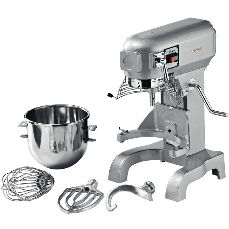 Profi Planetenmixer 10 Liter , Gastronomie-Rührmaschine aus Edelstahl, WR-BM10-B2