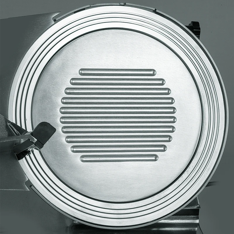 Profi Aufschnittmaschine 250 mm , Schrägschneider für Gastronomie & Metzgerei, WR-250E-01