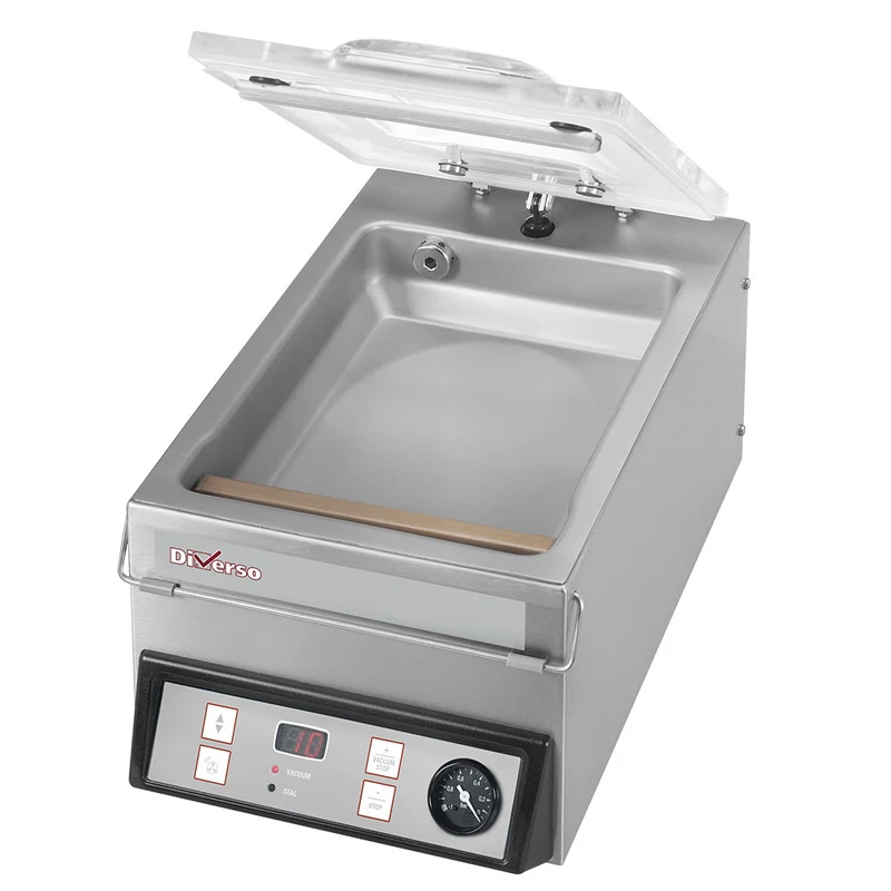 Profi Kammervakuumierer Tischgerät , 4 m³/h , Edelstahlgehäuse, WR-22X31-B