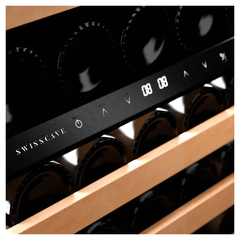 Weinkühlschrank 68 Flaschen Swisscave WLB-320DF-BLACK
