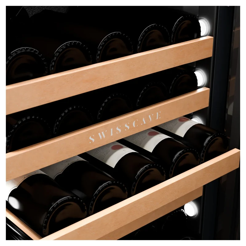 Weinkühlschrank 68 Flaschen Swisscave WLB-320DF-WHITE