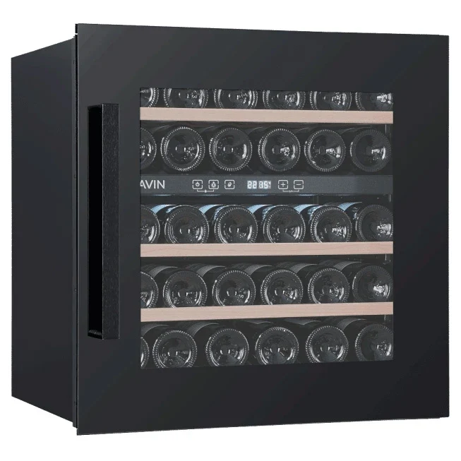 Weinkühlschrank 30 Flaschen Cavin Scandinavian Collection 60 Fullglass Black