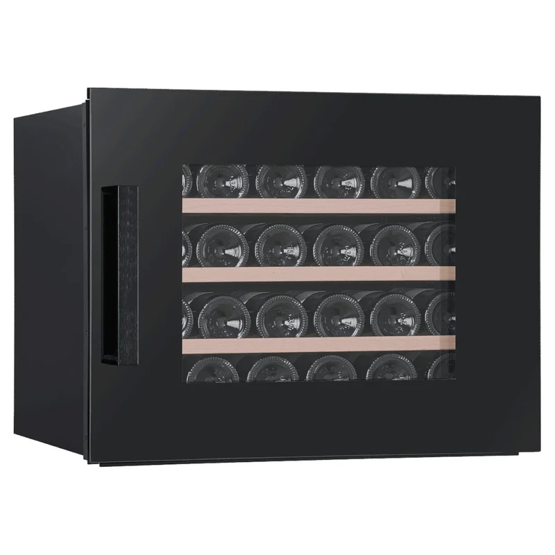 Weinkühlschrank 24 Flaschen Cavin Scandinavian Collection 45 Fullglass Black
