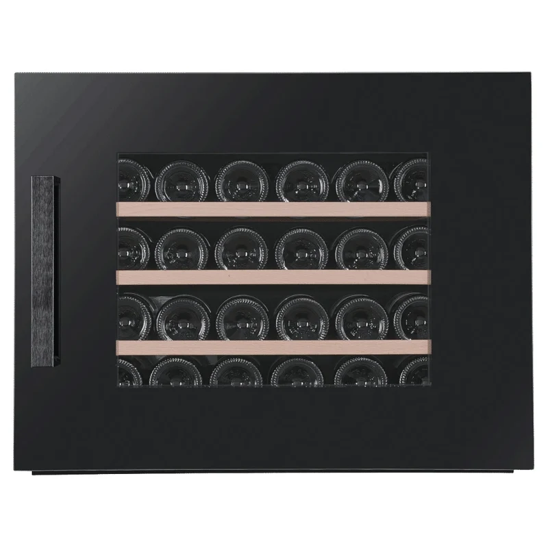 Weinkühlschrank 24 Flaschen Cavin Scandinavian Collection 45 Fullglass Black