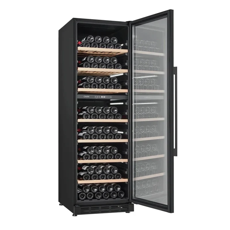 Weinkühlschrank 151 Flaschen Cavin Arctic Collection 151D Fullglass black