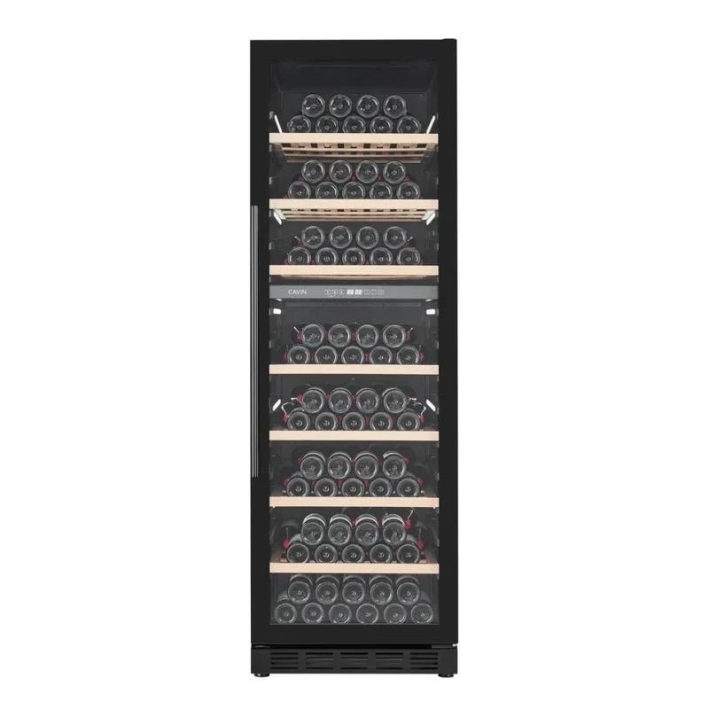 Weinkühlschrank 151 Flaschen Cavin Arctic Collection 151D Fullglass black