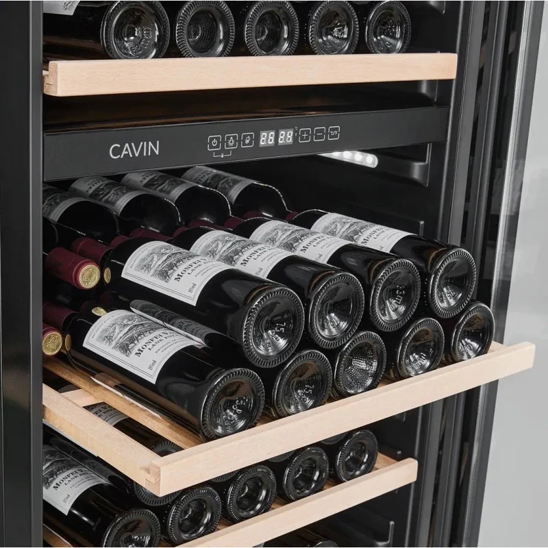 Weinkühlschrank 151 Flaschen Cavin Arctic Collection 151D Fullglass black