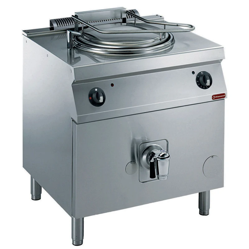 Gas-Kochkessel 100 Liter , Direkt beheizt , Standgerät aus CNS, G22/M1008-N