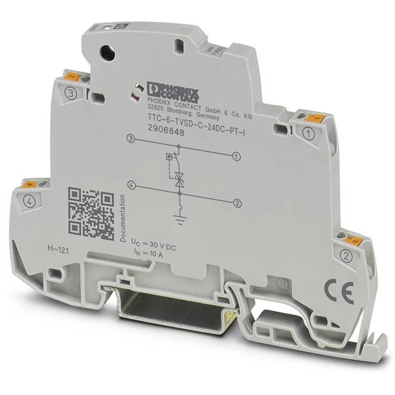 B-Ware Phoenix Contact Überspannungsschutz-Ableiter TTC-6-TVSD-C-24DC-PT-I 10 STÜCK