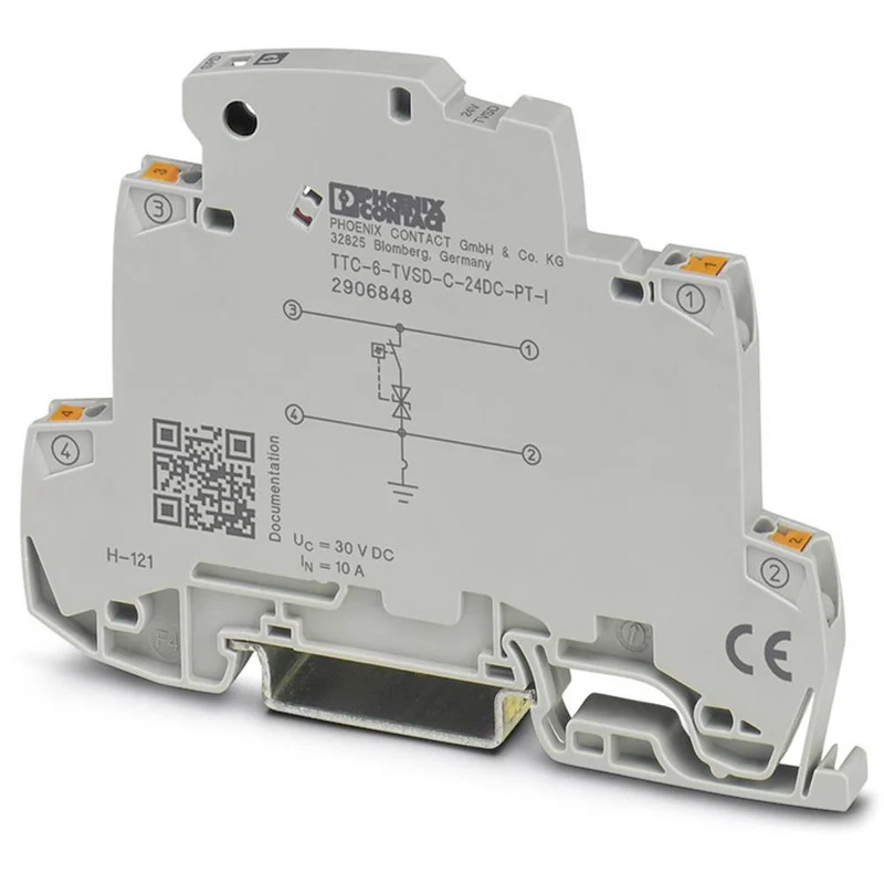 B-Ware Phoenix Contact Überspannungsschutz-Ableiter TTC-6-TVSD-C-24DC-PT-I 10 STÜCK