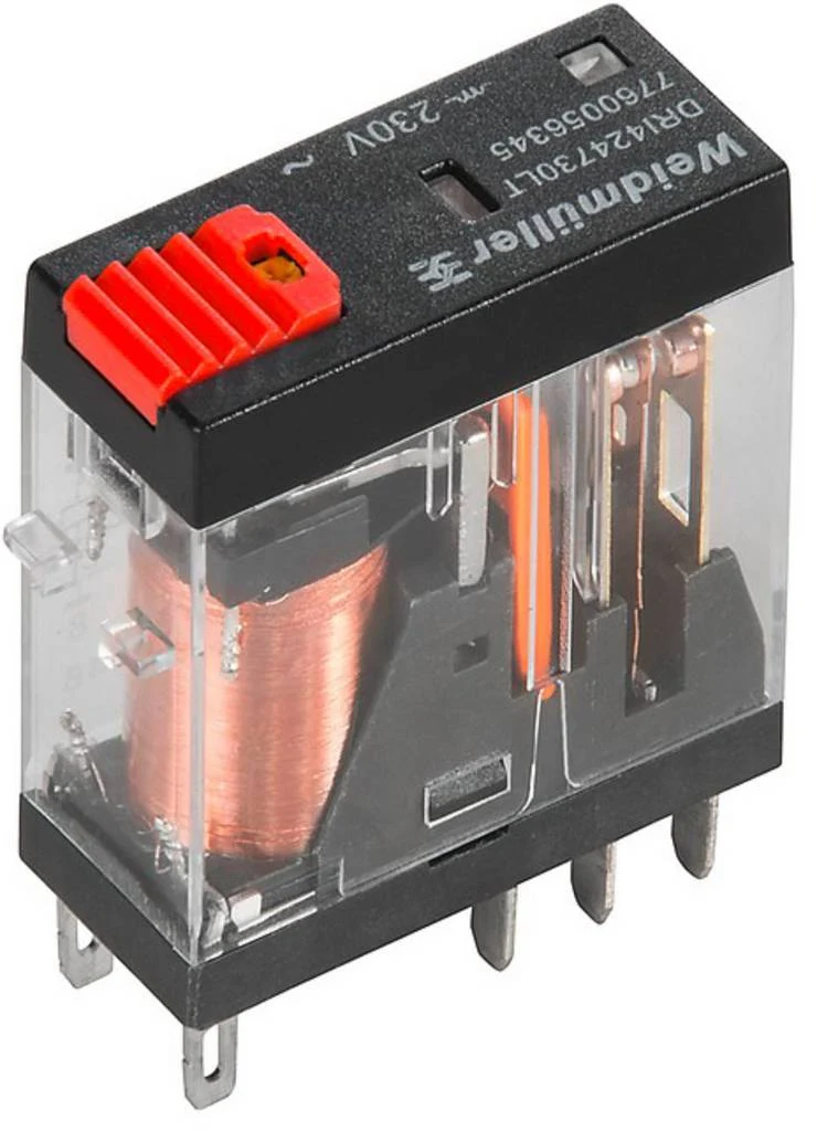 B-Ware Weidmüller DRI424730LT Steckrelais 230 V/AC 5 A 2 Wechsler 20 St. Relais