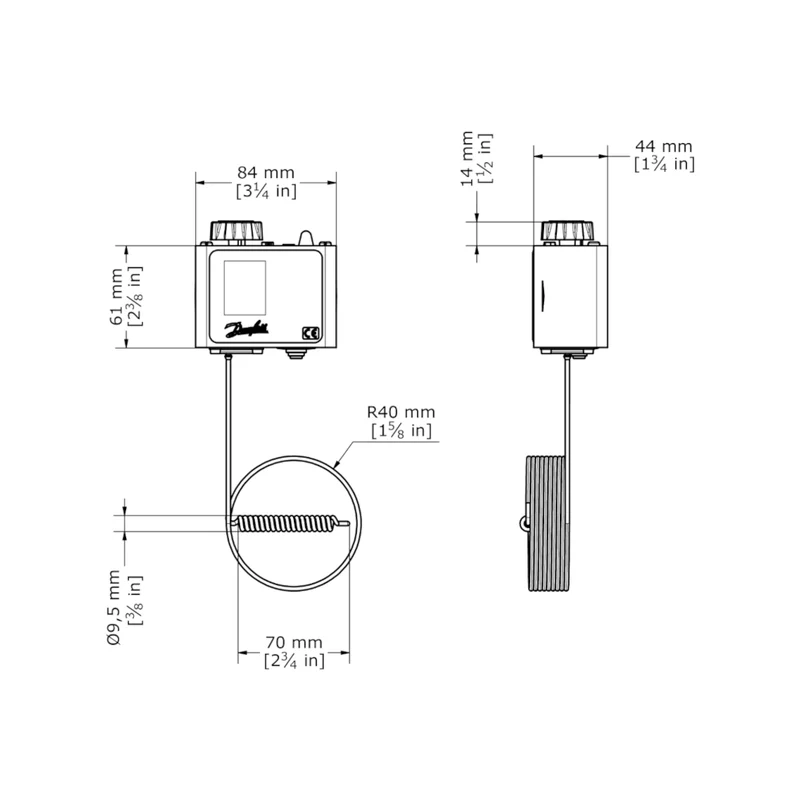 Thermostat KP61 060L112866 Danfoss