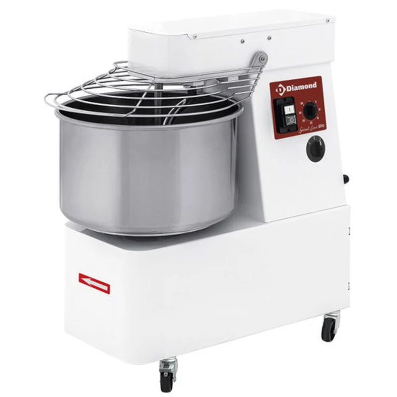 Spiralkneter 53 L für 40 kg Teig , 2 Geschwindigkeiten & Timer, FD53/T2V-S