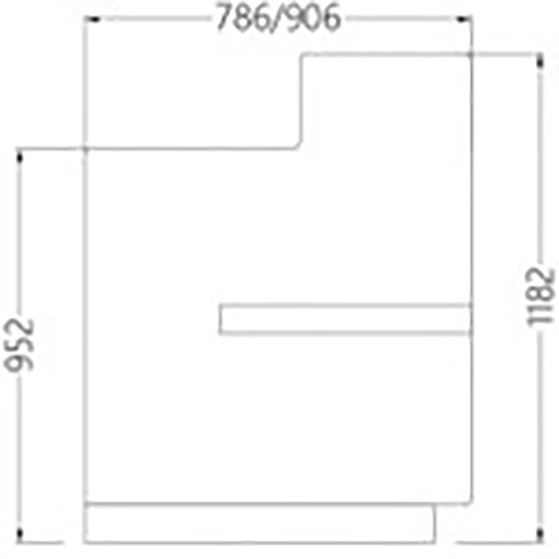 Edelstahl Spritzschutzpaneel 906 x 1182 mm, FB906