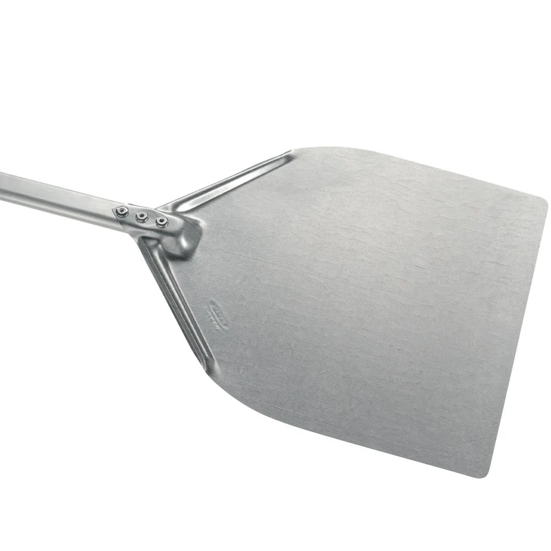 Pizzaschaufel rechteckig 32 cm , 183 cm Stiel , Verzinkter Stahl, F-32R/L