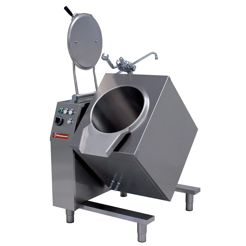 Elektro Kippkochkessel 50L , Indirekt beheizt , Edelstahl, EMB/50I
