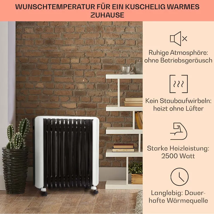 D-Ware Klarstein Thermaxx 2500 Ölradiator Elektroheizung Mobile Heizung DEFEKTWARE