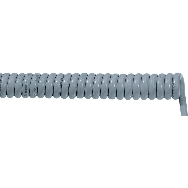 B-Ware LAPP Spiralkabel Kabel ÖLFLEX SPIRAL 400 P Leitung 500mm grau 5 G 1 mm² 2 STÜCK