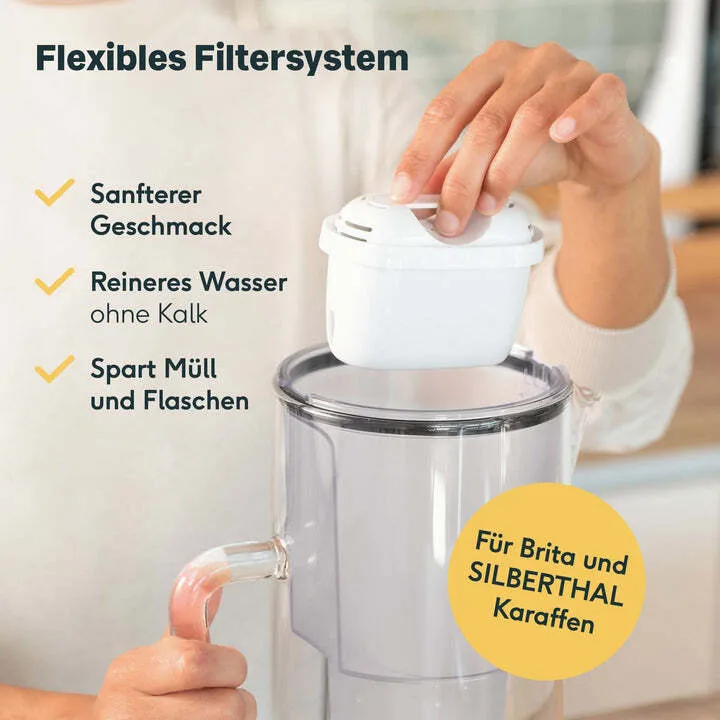 B-Ware SILBERTHAL Filterkartusche Wasserfilter 3er-Pack Brita Maxtra 6 PATRONEN
