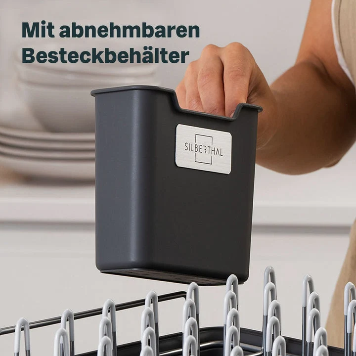 B-Ware Silberthal Abtropfgestell Geschirrständer Abtropfkorb Ausziehbar Rechteckig535