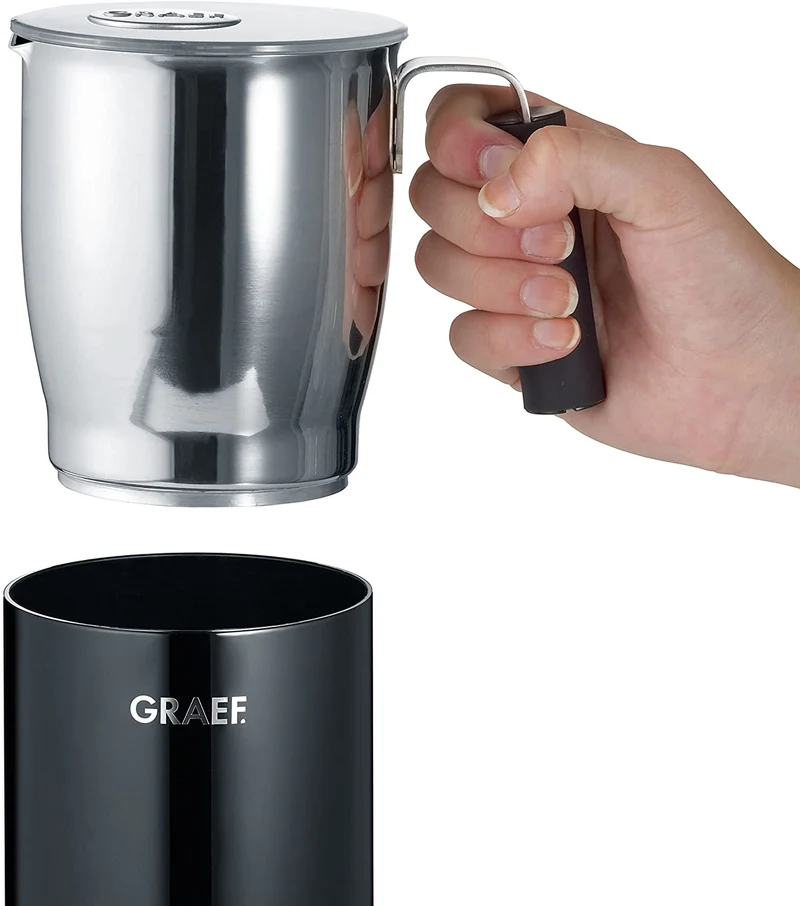 D-Ware Graef MS702EU Milchaufschäumer Aufschäumer Milch Schwarz 450W DEFEKTWARE