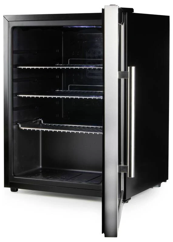 B-Ware Domo Bar-Kühlschrank Party-Kühler Glastür Schwarz DO91609BK 60L Energieklasse D