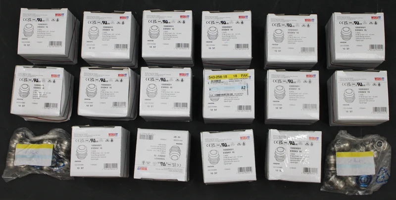 B-Ware Wiska Kabelverschraubung M16 Edelstahl Edelstahl Kabel-Zubehör 18 STÜCK