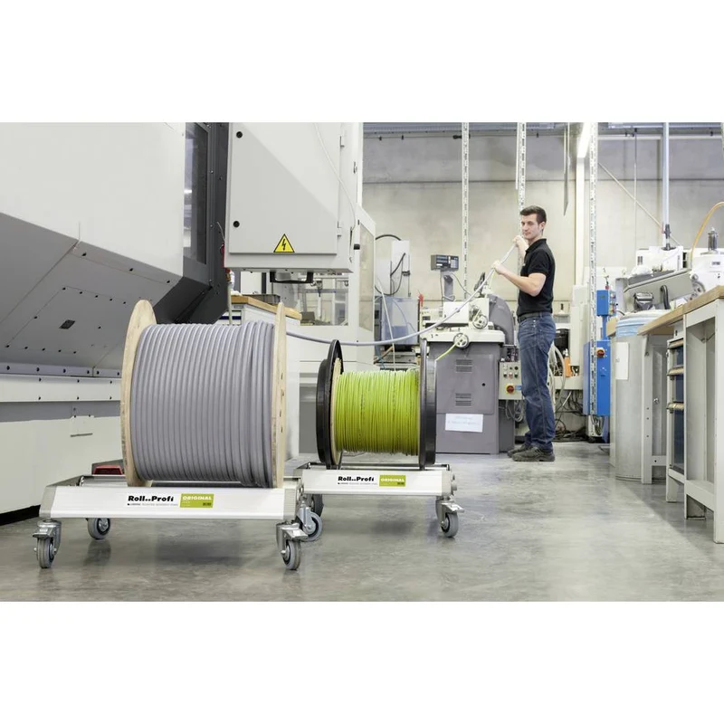B-Ware Lübbering Kabelabroller Kabeltrommelabroller Roll..Profi Original A90103 1 St