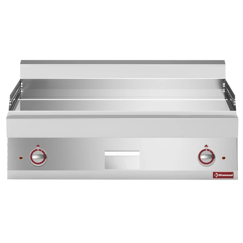 Profi Elektro Griddleplatte 100 cm , Glatte Hartchrom-Bratfläche, E65/PLCD10T-N