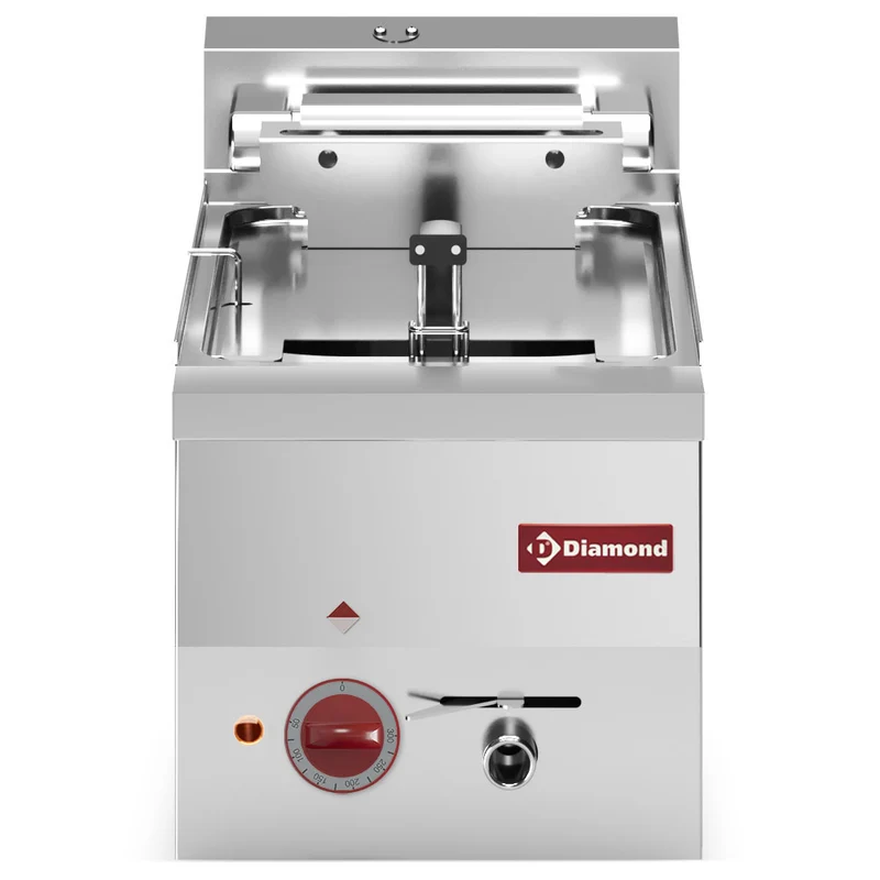 Profi Elektro-Tischfritteuse 10 Liter , 7,5 kW , 1 Becken, E60/F10-3T-230/3-N