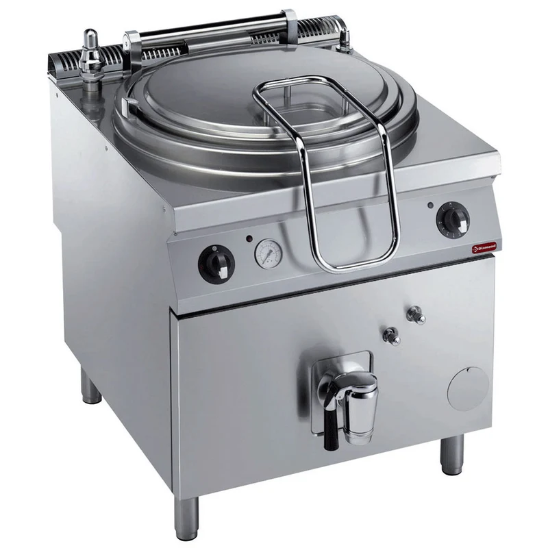 Kochkessel elektrisch 100 Liter , Indirekte Beheizung , Edelstahl, E22/M100I8-N