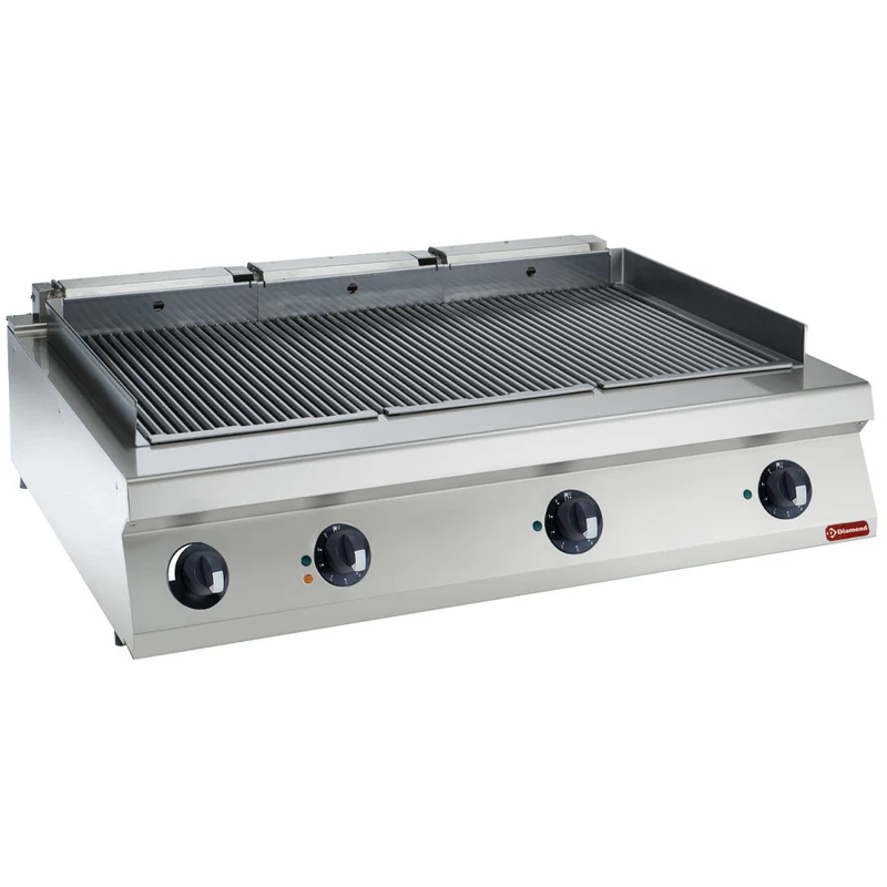 Profi Elektro-Rostgrill 1200 mm , Auftischgerät aus Edelstahl, E22/GPLP3-HP