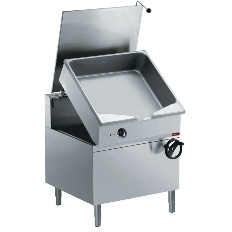 Elektrische Kippbratpfanne , 80 Liter , mit Duomat-Boden & Unterbau, E22/BM8C-N