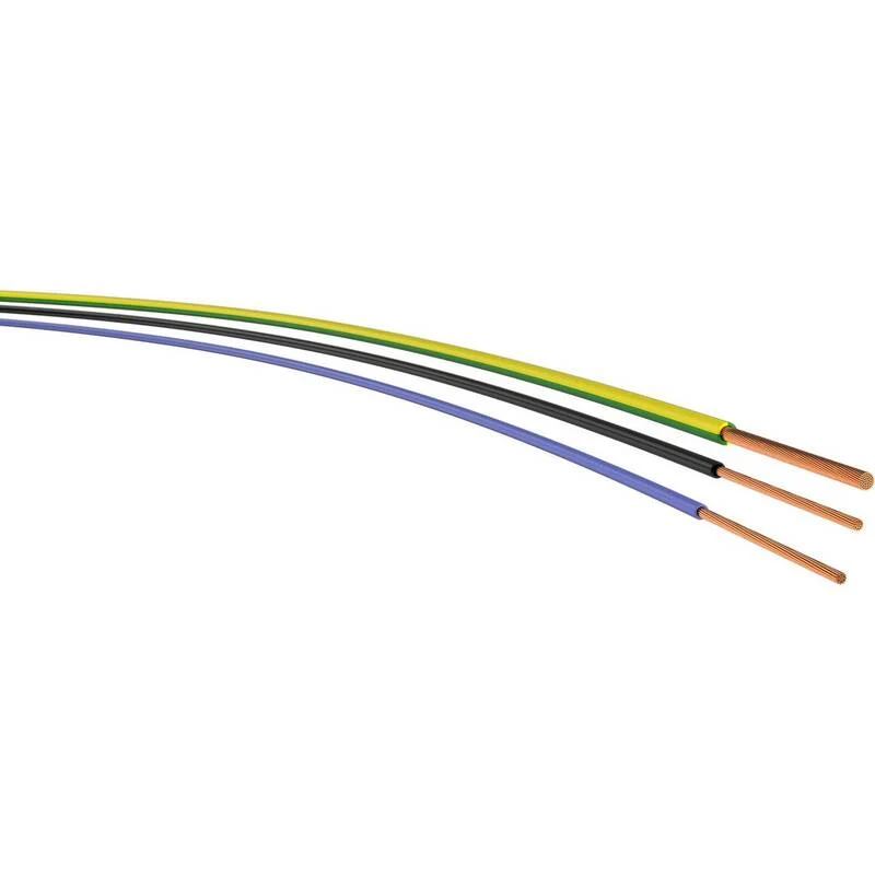 B-Ware VER Aderleitung Installationsleitung Kabel Kupfer H05V-K 0,5 gelb 100 m 5 STÜCK