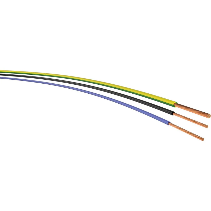 B-Ware VER Aderleitung Installationsleitung Kabel Kupfer H05V-K 0,5 gelb 100 m 5 STÜCK