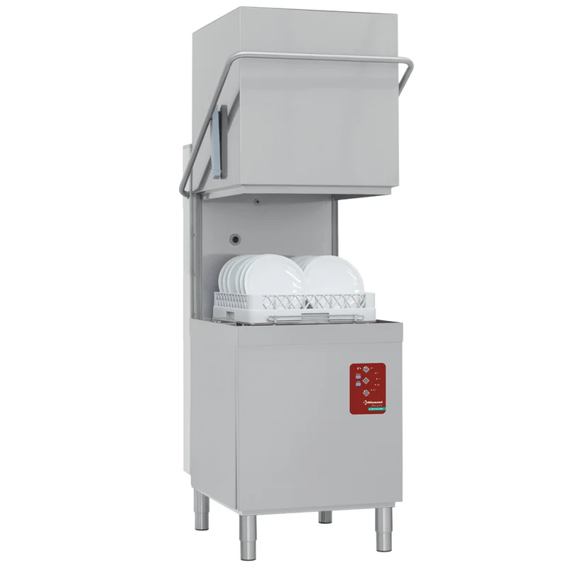 Profi Durchschubspülmaschine mit integrierter Osmoseanlage, DXE8/6_RS15/AT